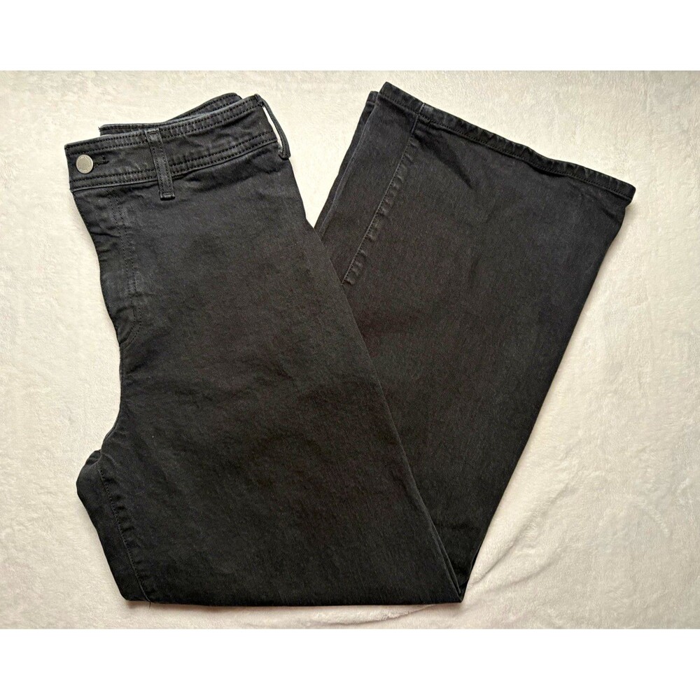 Universal Thread Mid Rise Dark Wash Black Skinny Jeans Stretch 5-Pocket 4